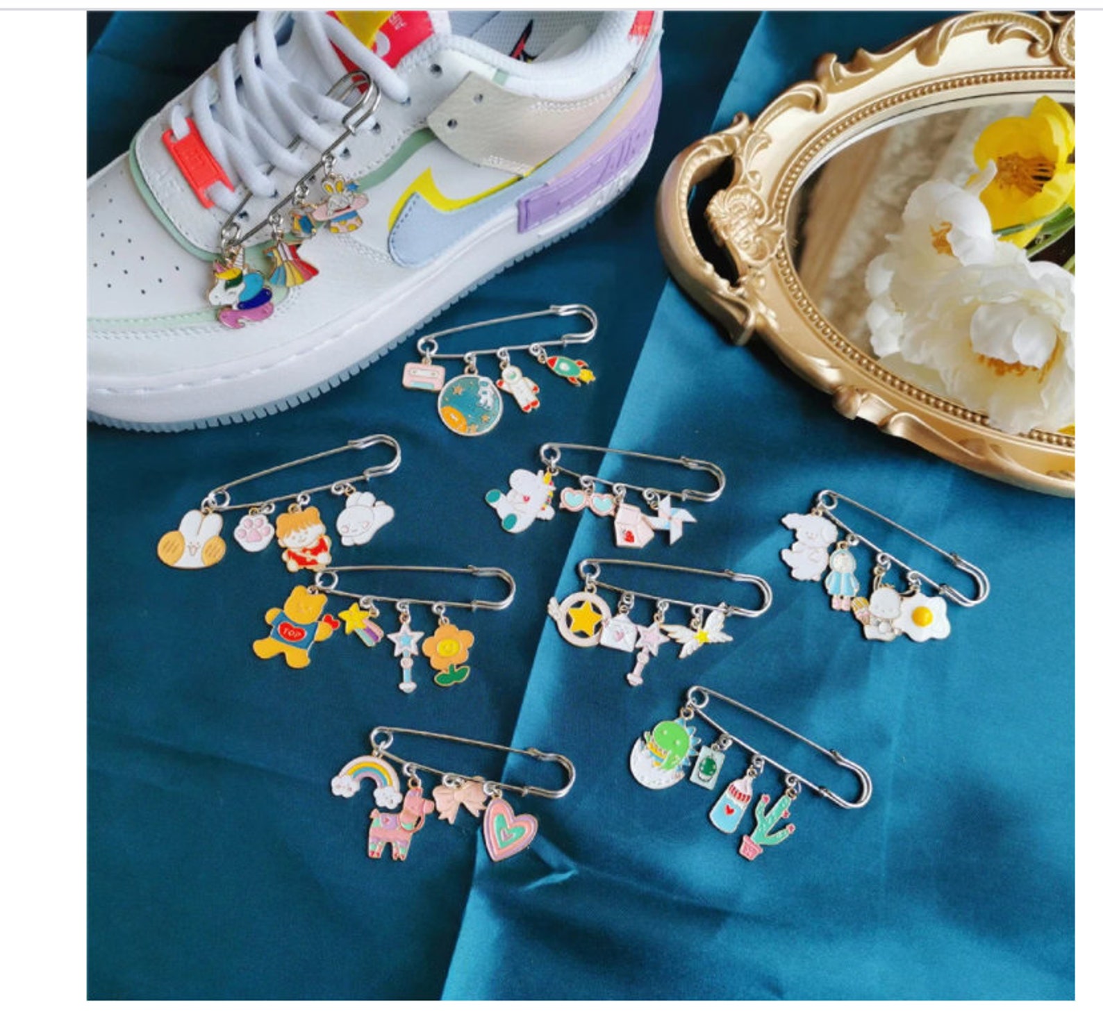 Shoelace Charm Buckle Metal Shoelaces AF1 Shoelaces Buckle Etsy