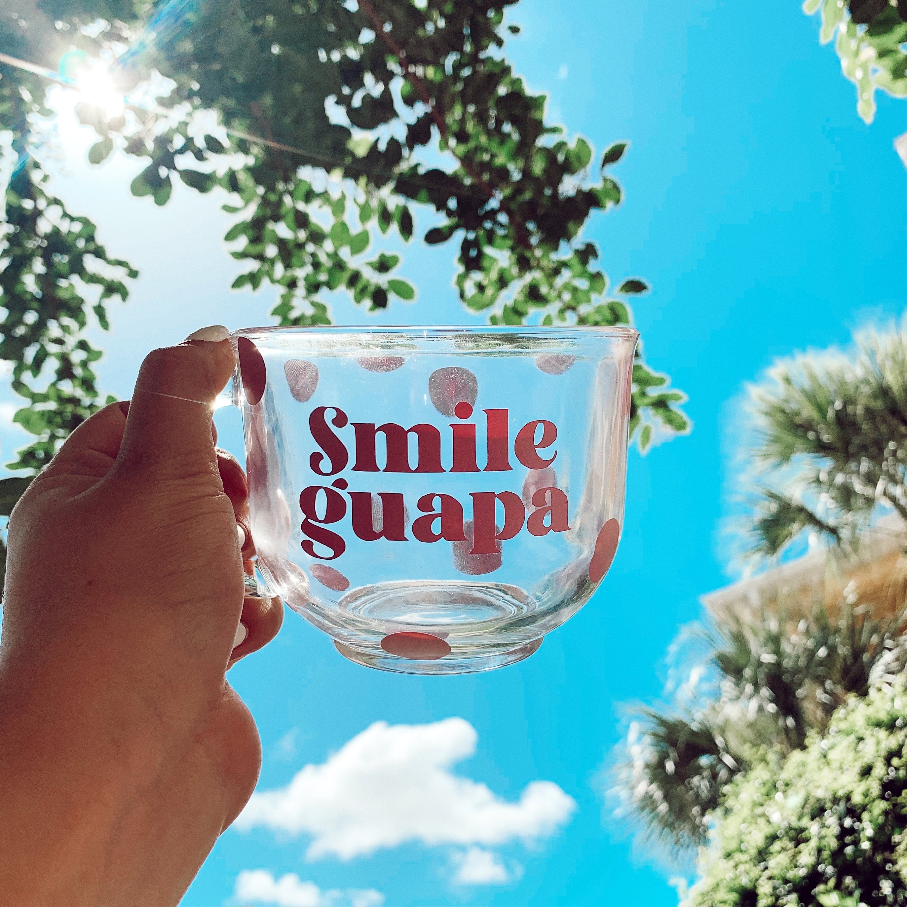 Transparent coffee mug / Custom coffee mug | Etsy