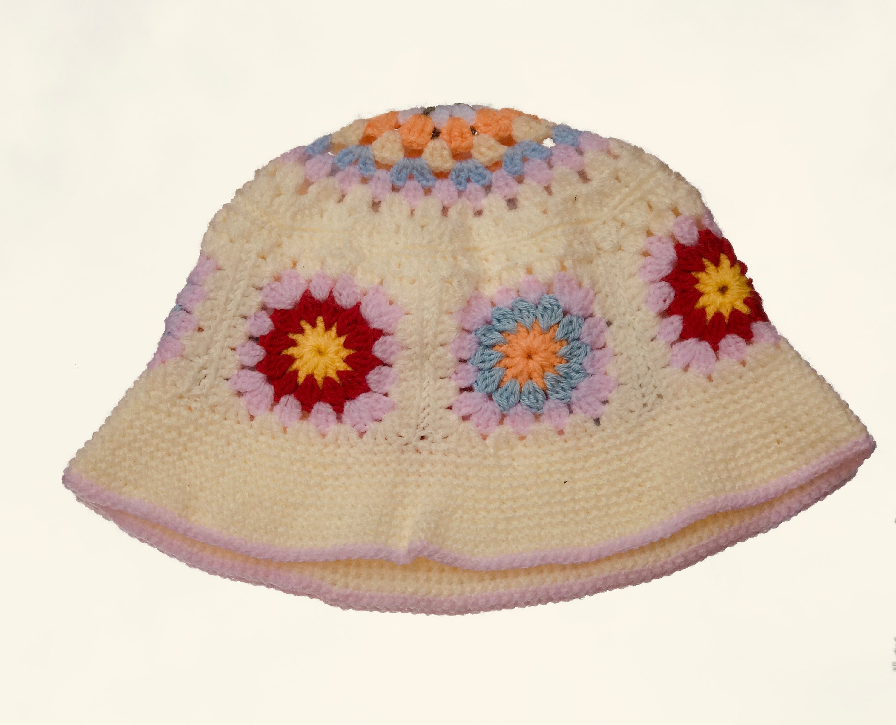 Crochet Bucket Hat / Sun Hat / Granny Square Bucket Hat / Hair | Etsy
