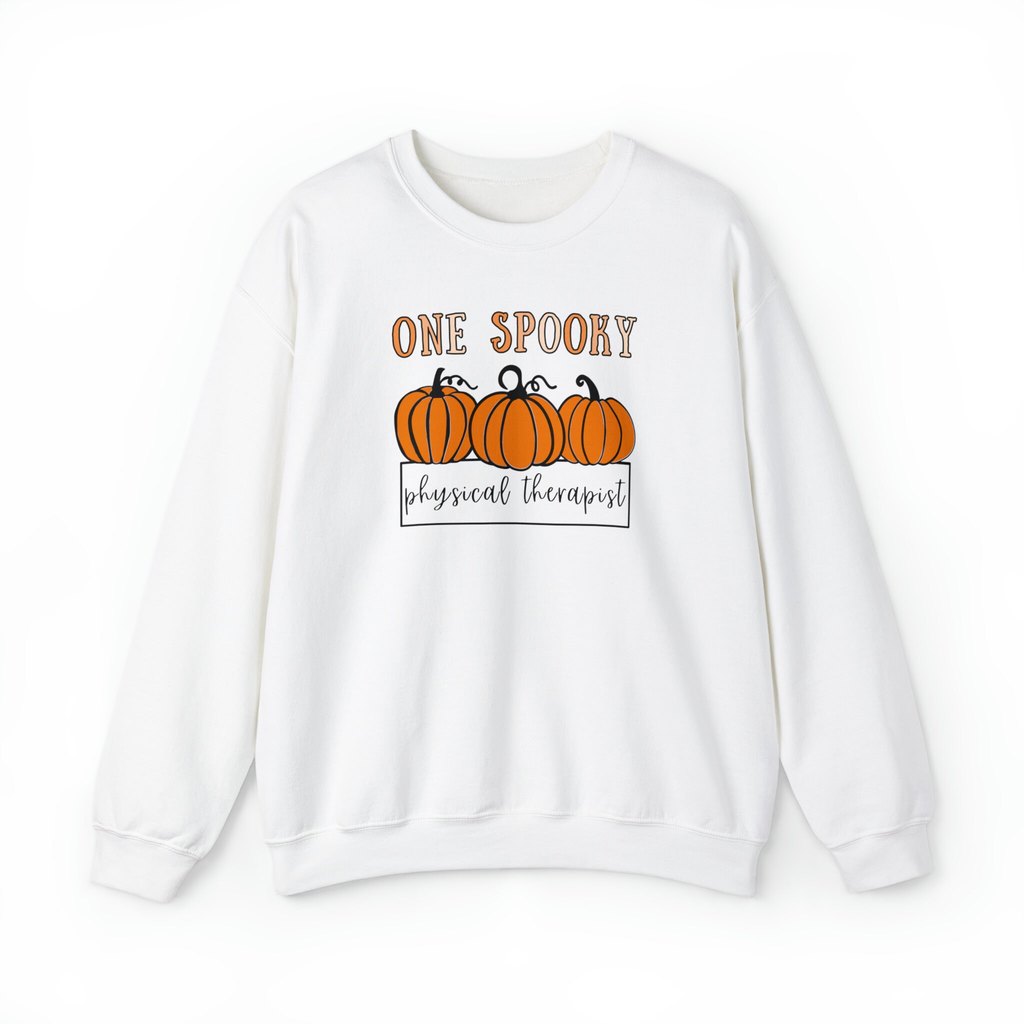 Discover One Spooky Physical Therapist Sweatshirt, PT Shirt, Physical Therapy, Pediatric PT, Physical Therapy PT, pt Sweatshirt, Halloween Crewneck