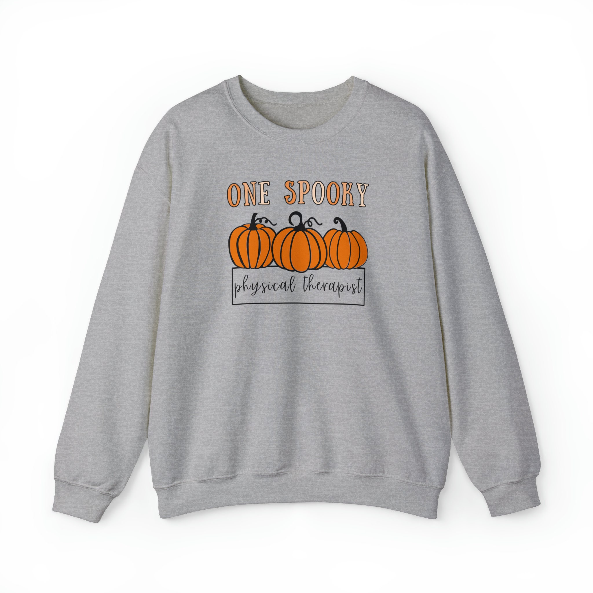 Discover One Spooky Physical Therapist Sweatshirt, PT Shirt, Physical Therapy, Pediatric PT, Physical Therapy PT, pt Sweatshirt, Halloween Crewneck