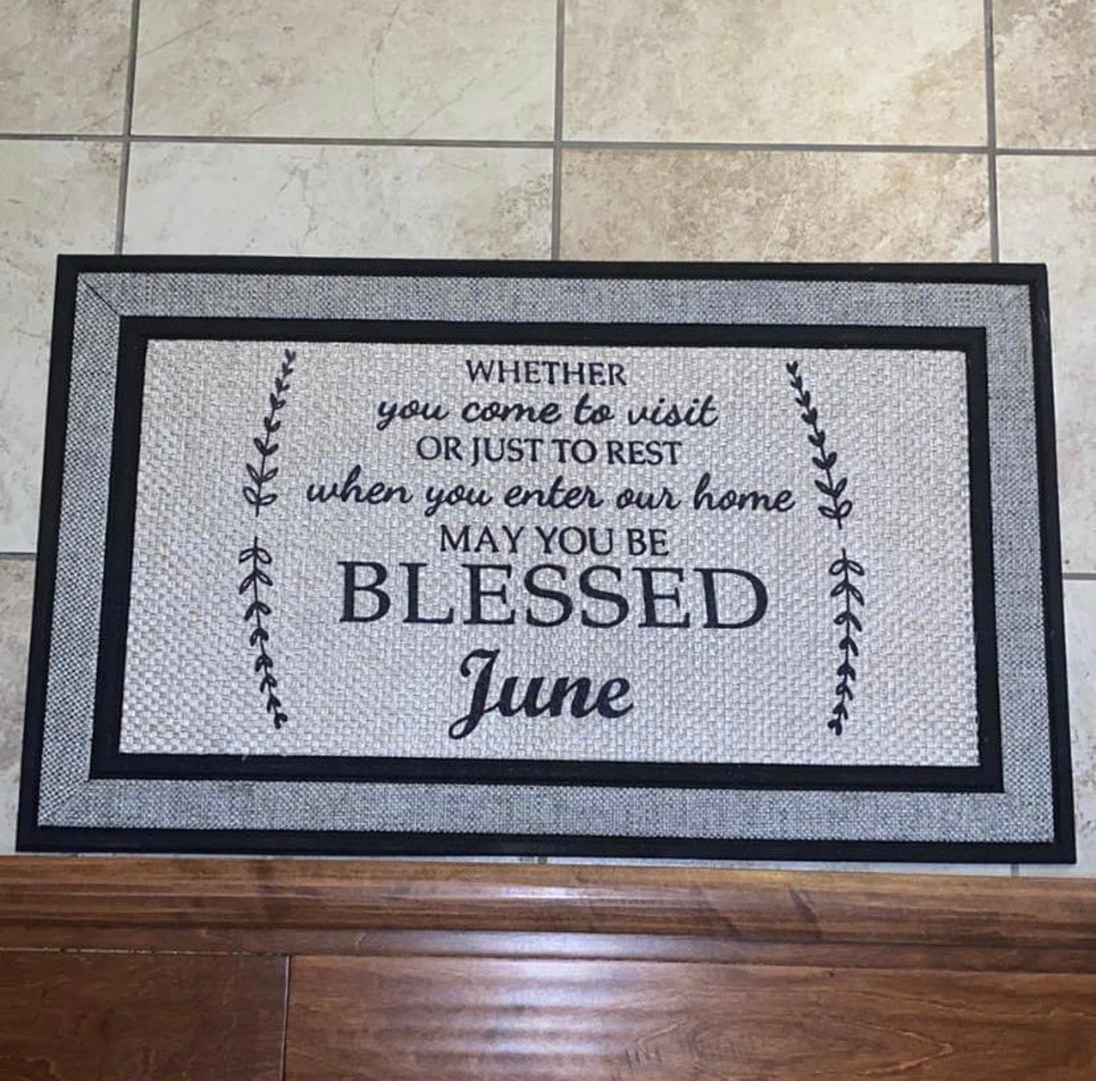 18x30 Personalized Family Doormat Etsy Israel