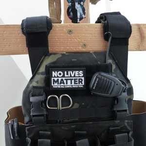 No lives matter PVC Morale Patch image 4