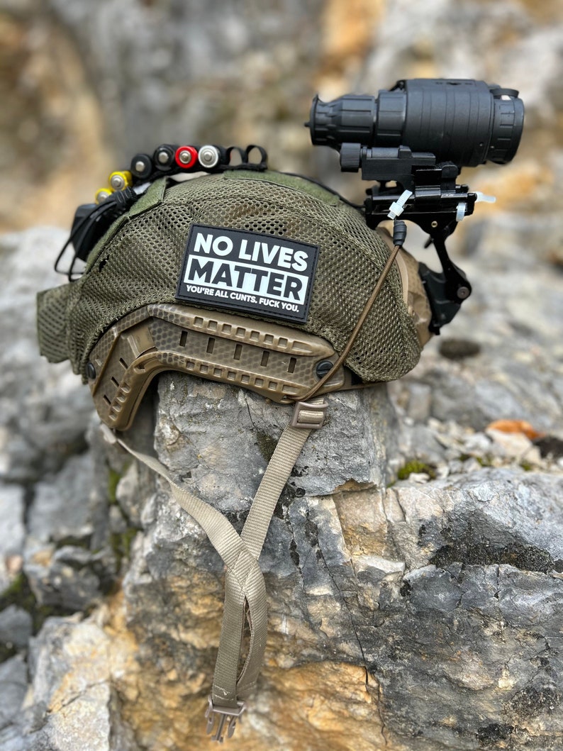 No lives matter PVC Morale Patch image 7