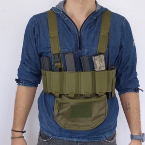 SCORPION HX24 Universal Chest Rig – Tactical Vest for Airsoft, MilSim, and Real Steel