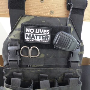 No lives matter PVC Morale Patch image 6
