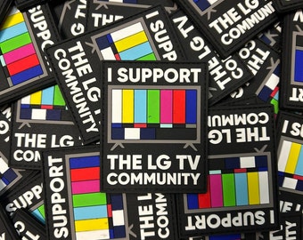 I support LGTV PVC Morale Patch