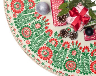 Hungarian Folk Art Christmas Tree Skirts