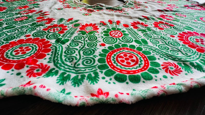 Hungarian Folk Art Christmas Tree Skirts