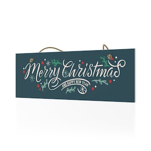 Merry Christmas Ceramic Wall Sign