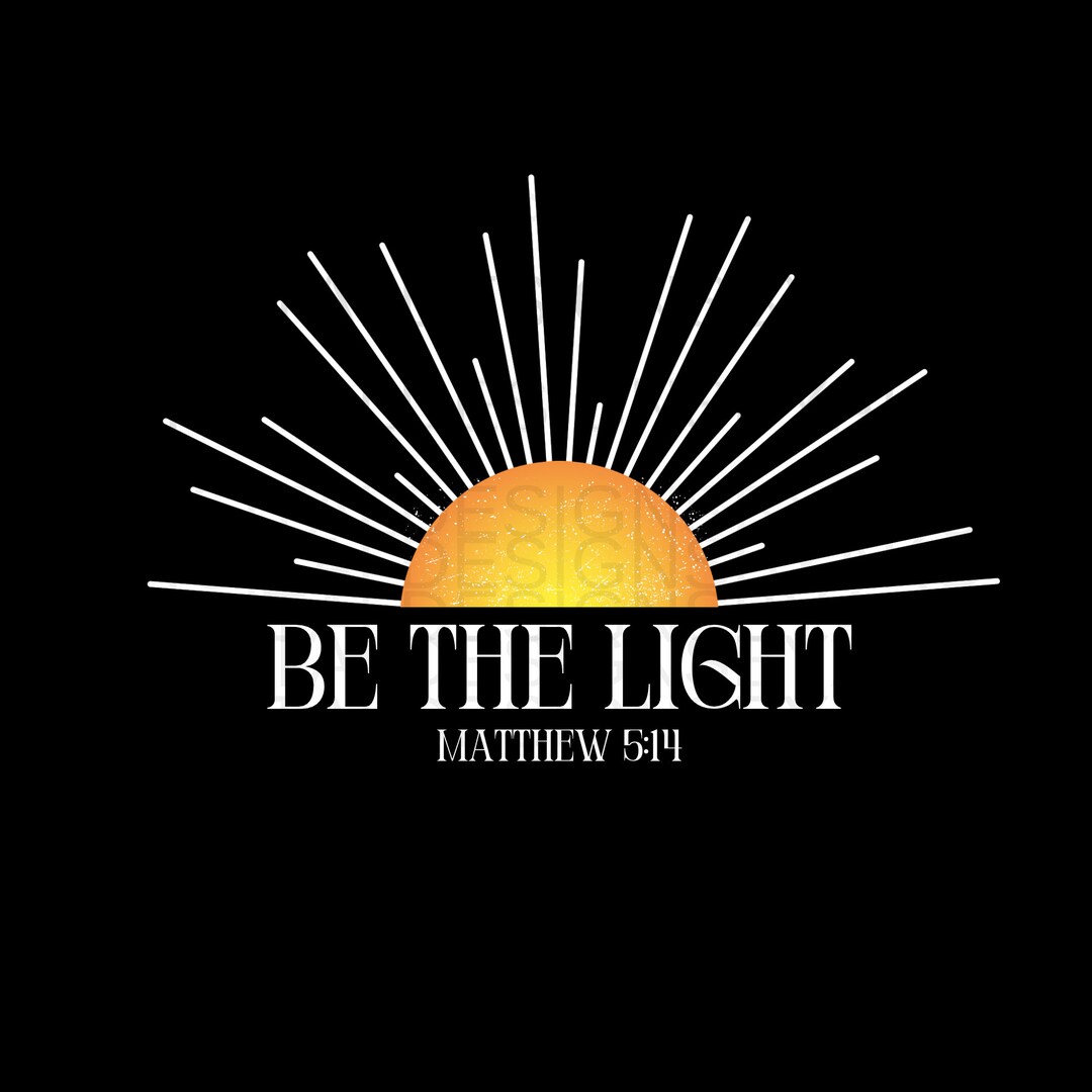 Digital Be the Light PNG - Etsy