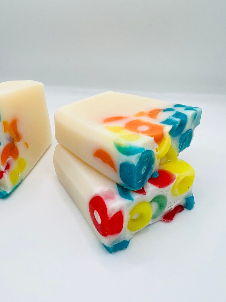 Fruit Loops Soap// Essential Oil Soap// Vegan Soaps// Cold Etsy