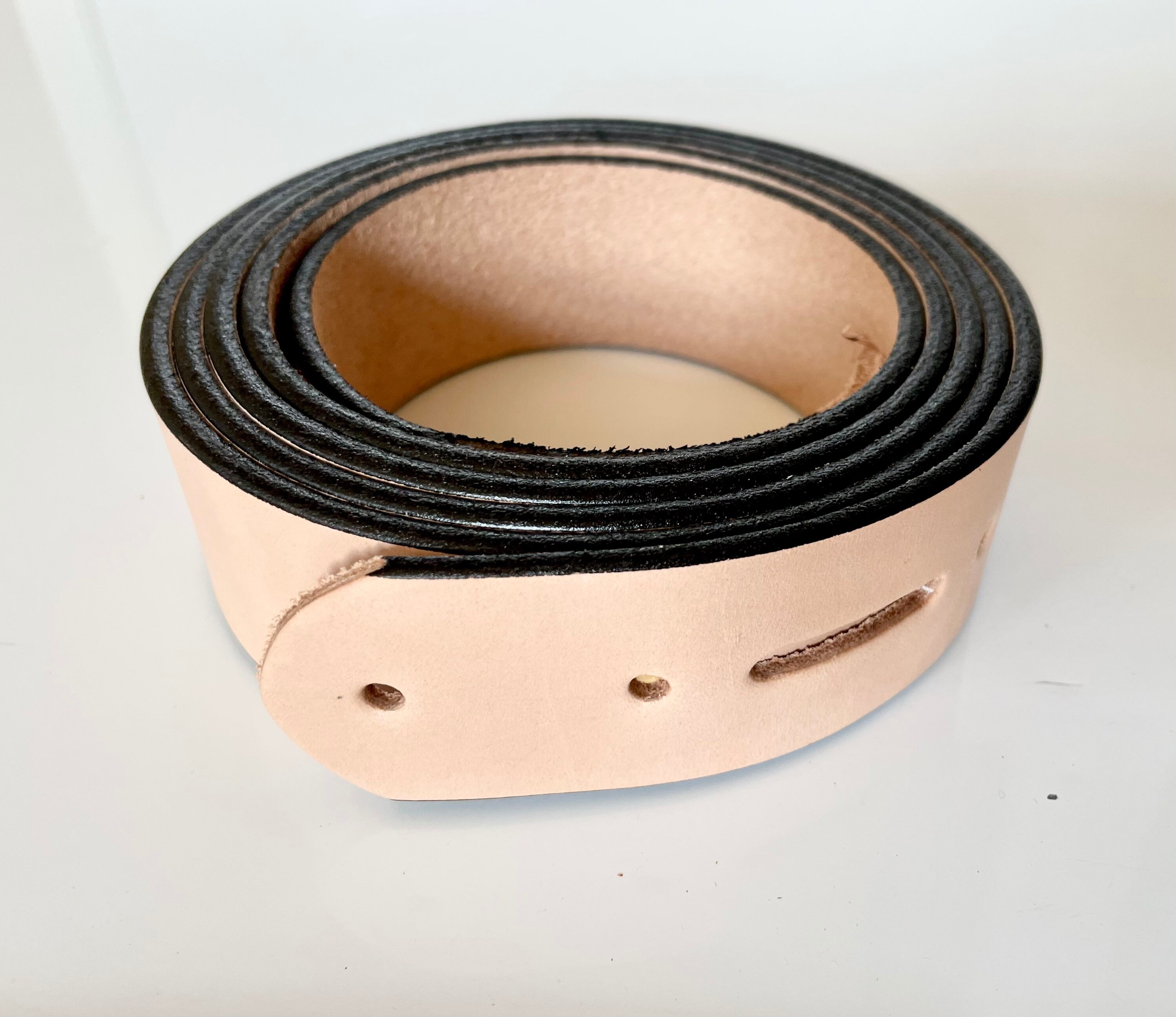 1.5 High Quality Veg Tan Leather Belt Blanks 46 To 60 Etsy