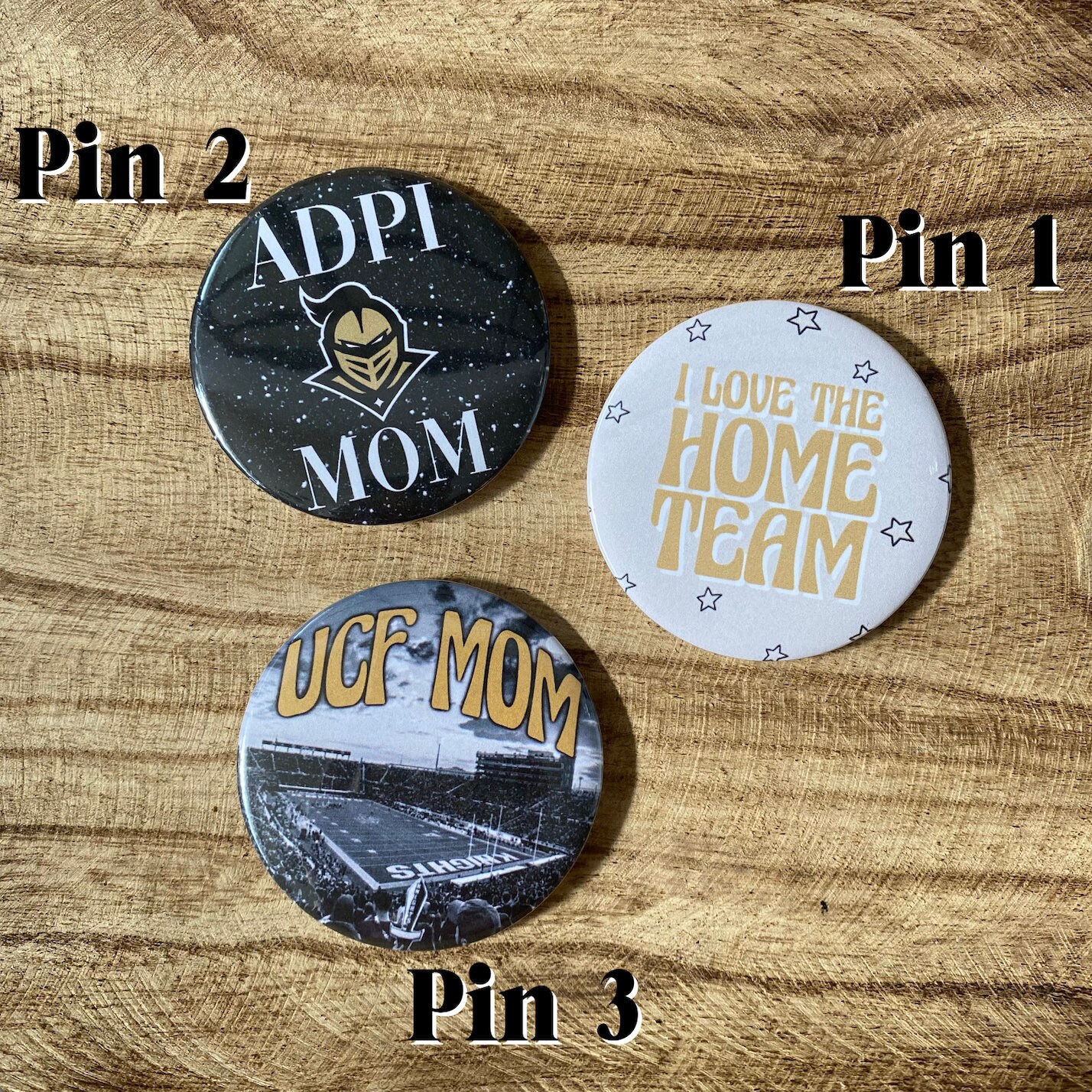 UCF Tailgate Pins / Gameday Buttons Etsy