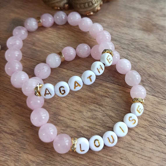 Bracelet de perles AMETHYSTE Pierres naturelles 6 mm sur mesure