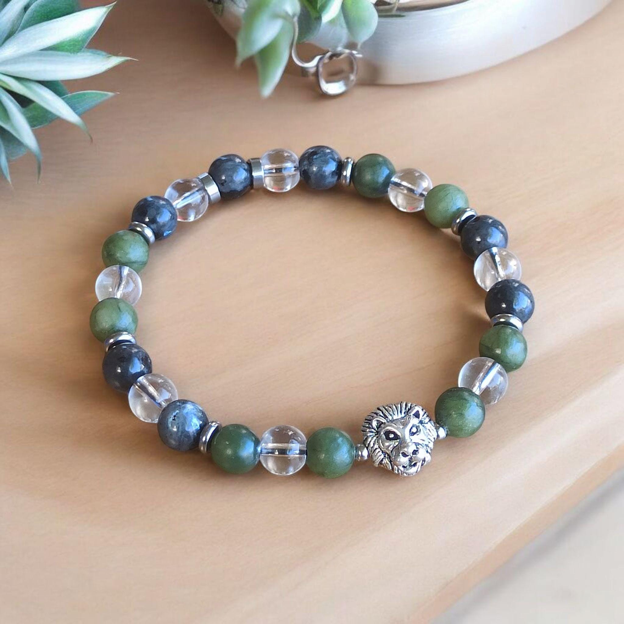 Bracciale In Labradorite Naturale 8mm – Vera Mentis – Gioiello Unisex, Protezione E Intuizione, Elasticizzato, Regalo Benessere - 3