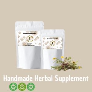 Organic Dandelion Extract Capsules – Vegan, 500mg