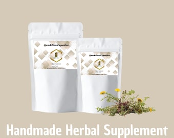 Organic Dandelion Extract Capsules – Vegan, 500mg