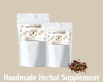 Organic Grape Seed Extract Capsules – 500mg Vegan Supplement