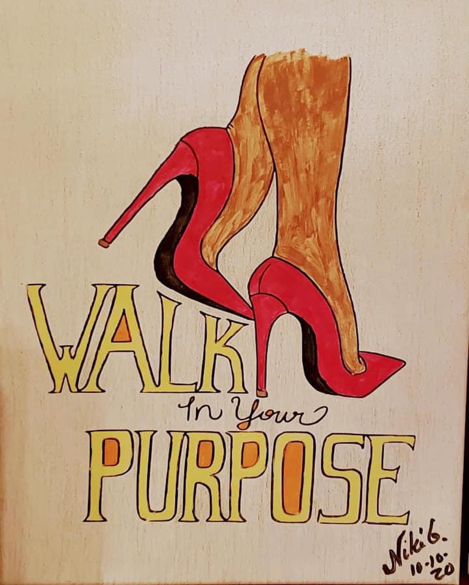 Walk in Your Purpose Canvas Paint Kits Etsy