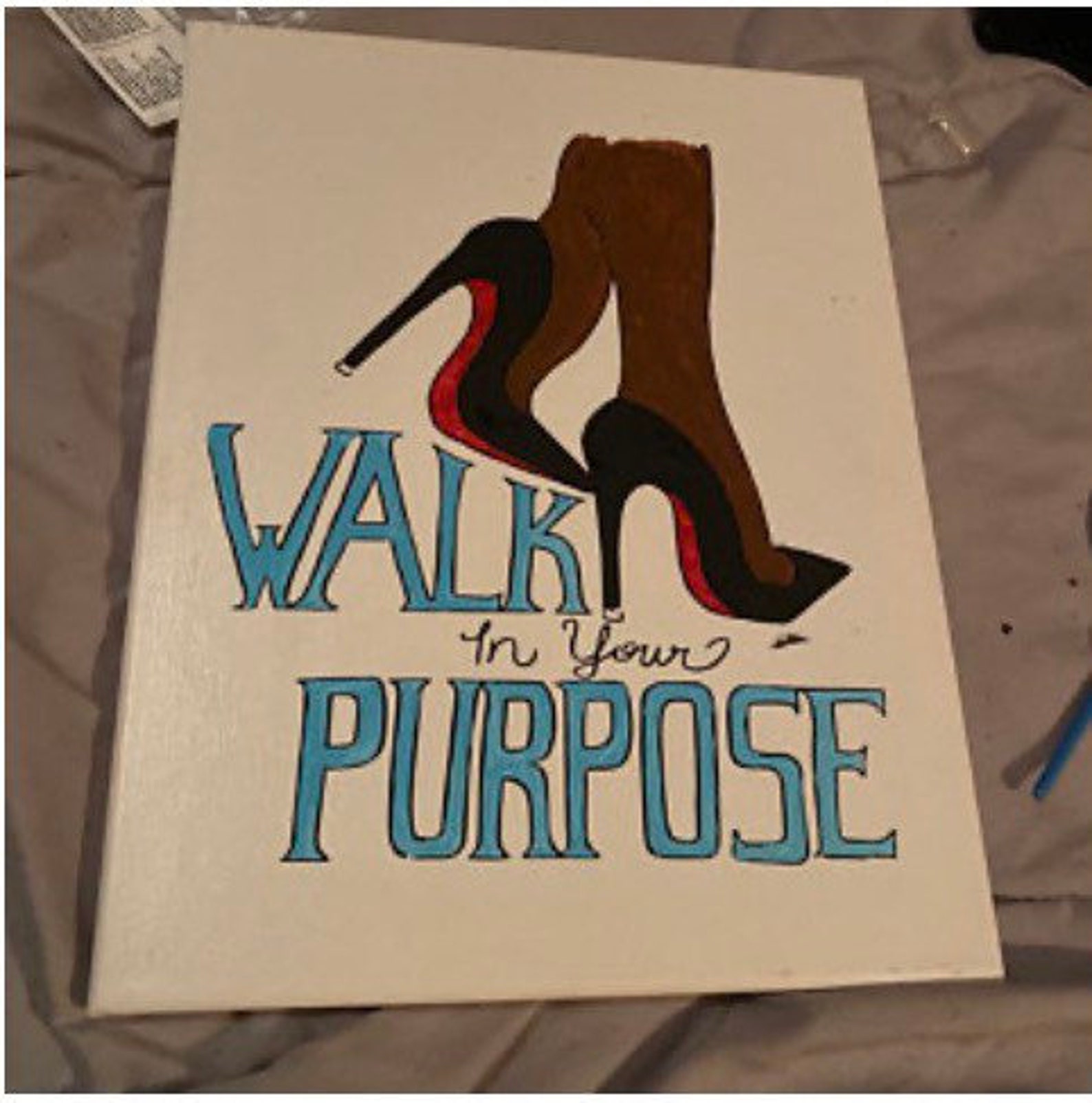 Walk in Your Purpose Canvas Paint Kits Etsy