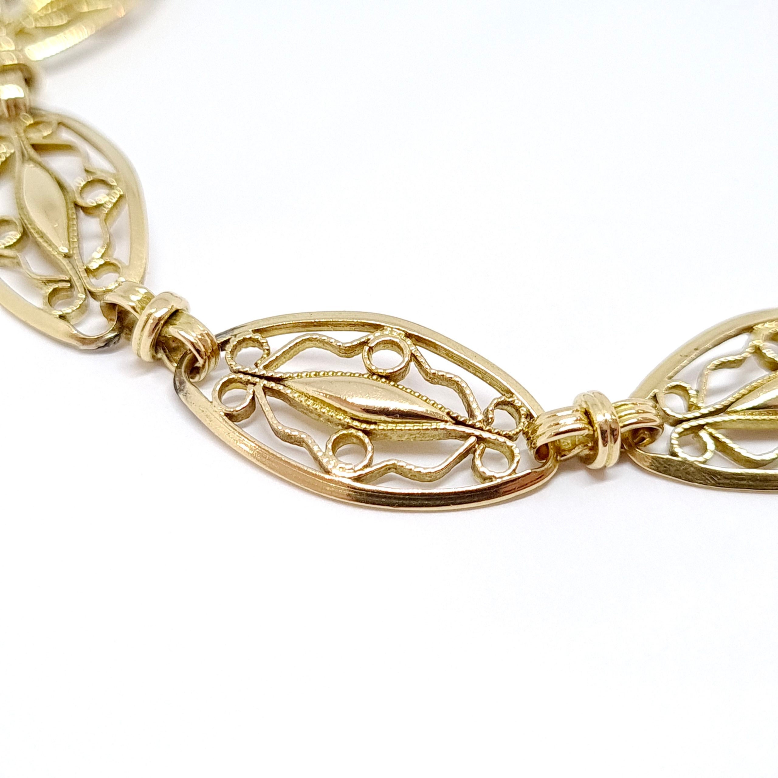 Armband 18 Karat 18 Karat Filigran Filigran Gold Etsy