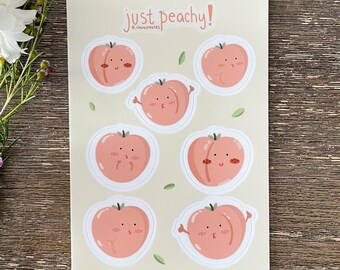 Just Peachy, Cute Stickers