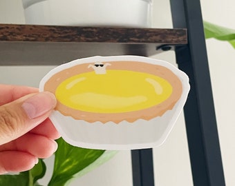 Egg Tart Sticker, Cute Sticker
