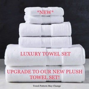Personalized Bath Towel Set, Monogram Towel Set, Custom Embroidered Towels, Wedding Gift, Housewarming Gift, Couples Gift, Luxury Towel Set bild 6