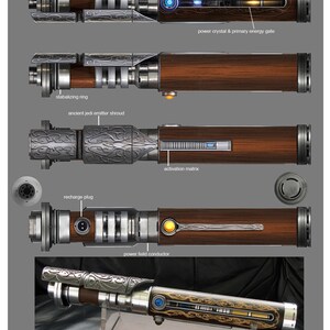 1:1 scale Orgus Din Saber print.