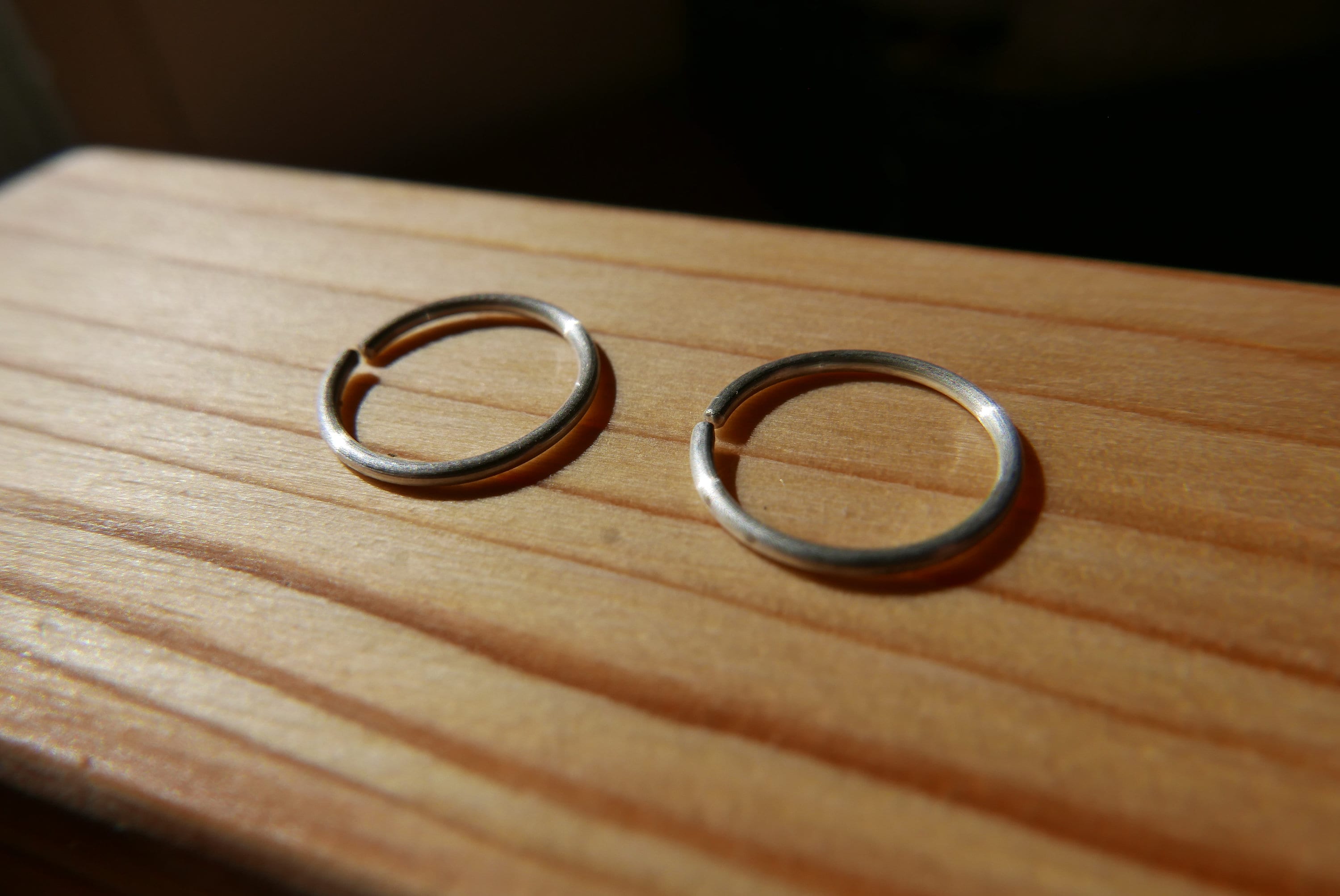 Conch Piercing Silver Hoops | 925 Sterling Silver | Ear Curation