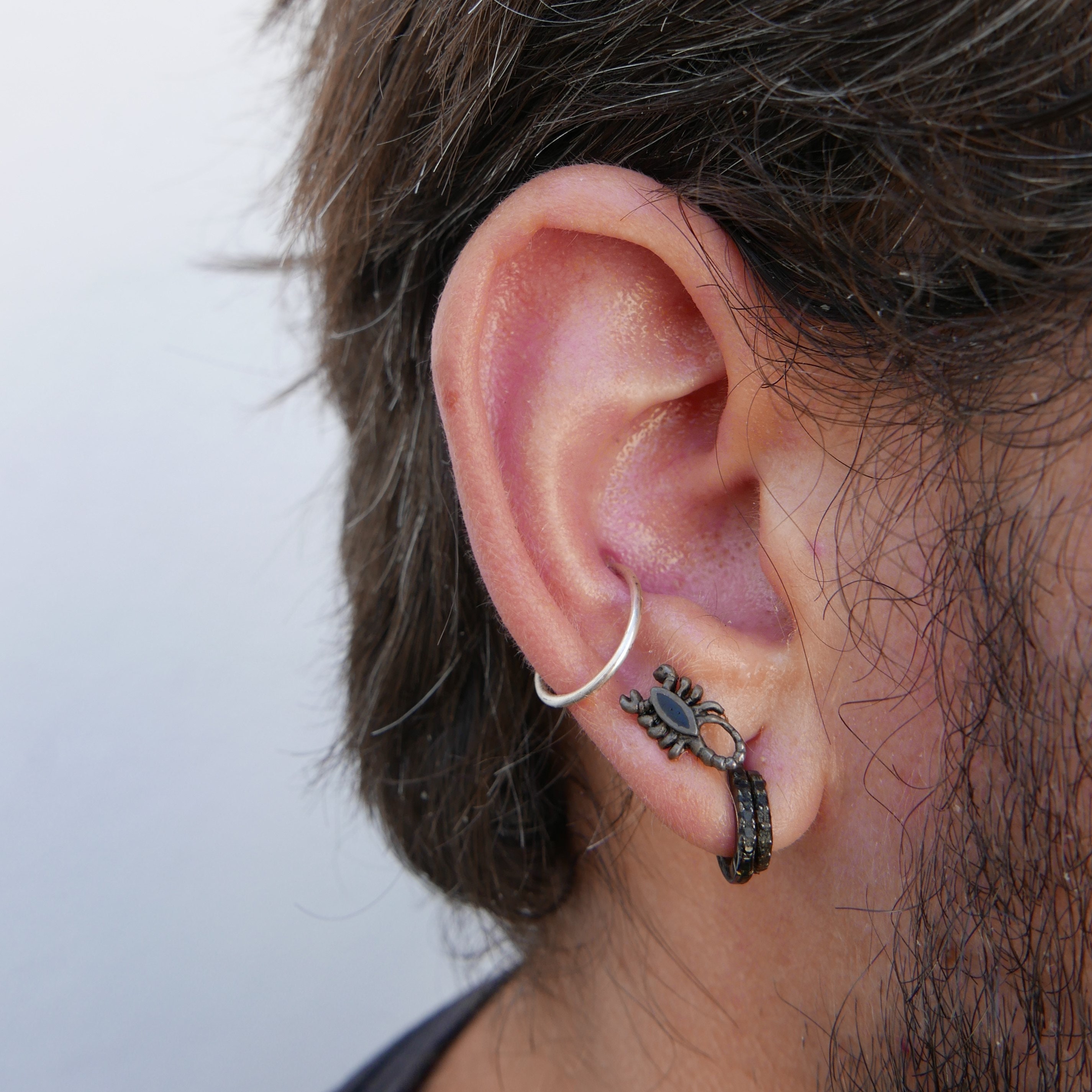 BECOME TREE CONCHO×HOOP PIERCE Just changed my conch to a hoop! So in love with my set up