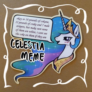 MLP | celestia meme sticker