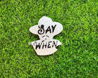 Tombstone Car Freshie, Say When Car Freshie