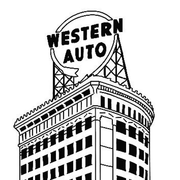 Western Auto Building KC svg, eps, ai, dxf, jpg files