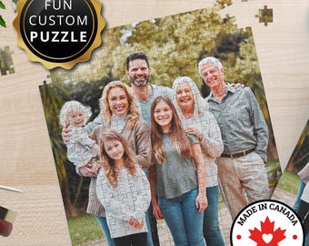 Custom Photo Jigsaw Puzzle | Personalized Gift for Family, Pet, Friend