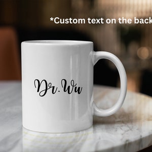 Personalized Publication Mug Custom PhD Grad Student Gift Scientific Journal Thesis Research Paper Professor Doctor Dissertation Essay image 2