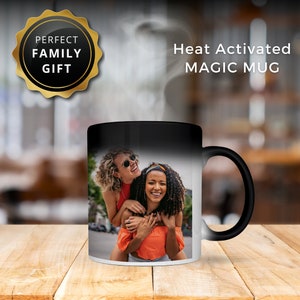  11oz Personalized Magic Coffee Mug with Photo, Picture - Heat  Sensitive Custom Coffee Mug