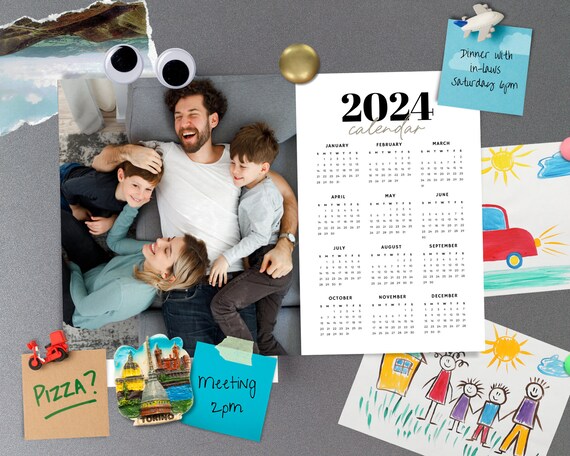 Calendrier photos école éphéméride agrafée 2024 - Initiatives Objets  Personnalisés