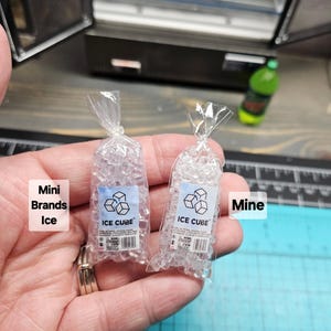 Mini Ice bag, Tiny Ice cubes