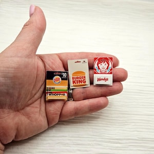 Pretend Store Cards for doll house, (Read Description) 1:6 scale