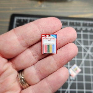 Mini Birthday Candles (Doll house Prop/Display use)