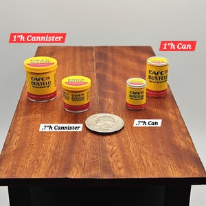 Miniature Cafe Bustelo, Mini Coffee can