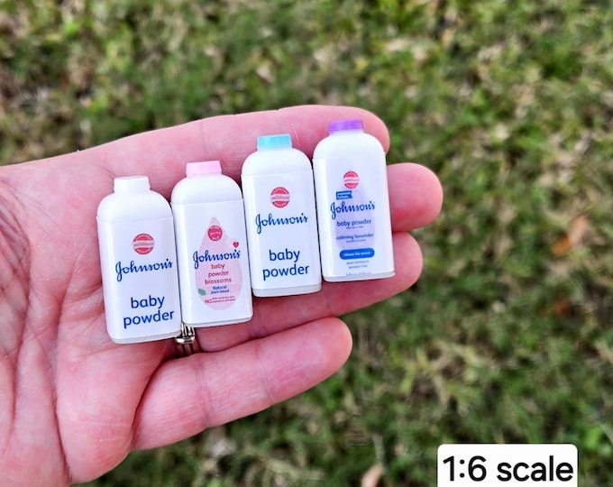 Dollhouse Miniature Baby Powder by Cindi's Minis - Etsy