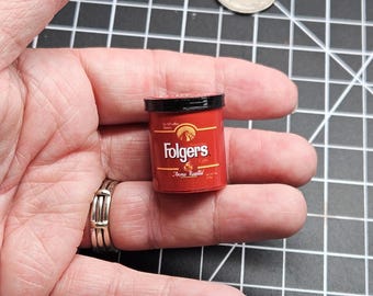 Mini Coffee Canister, (5 to choose from), 1:6 scale