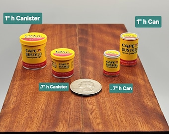 Miniature Cafe Bustelo, Mini Coffee can