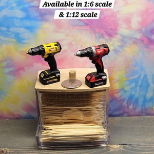 Miniature Drill, Doll house PROP, 1:6 scale or 1/12 scale