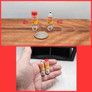 Mini Pam Cooking spray can (1:6 scale)
