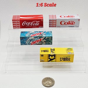 Mini case of soda, 1:6 Scale
