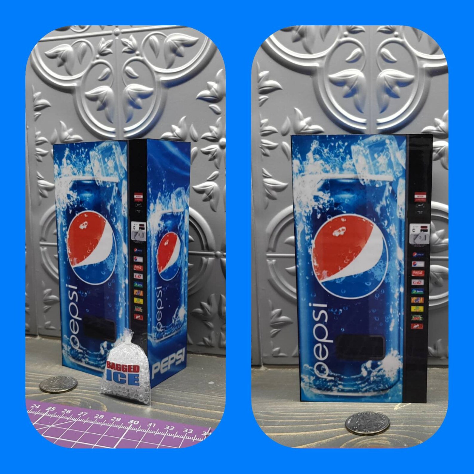 Mini Soda Machine Mini Vending Machine 3d Printed & Non Etsy